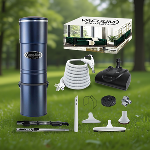 Central <b>Vacuum</b> Cleaner System with Tangential Bypass Motor and Electric Power Nozzle <b>Hose</b> - Product Image 3