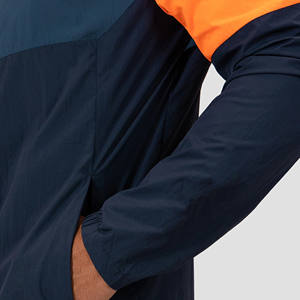 Conjunto de Chaqueta Cortavientos con Capucha y Pantalones Cortos de Invierno Unisex, Diseño Personalizado, Bloques de Color, 100% Algodón - Product Image 3