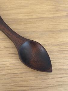 Cuillère à thé en bois naturel réutilisable, cuillère à café et à sucre, ustensile de cuisine de qualité alimentaire pour un usage domestique - Product Image 2