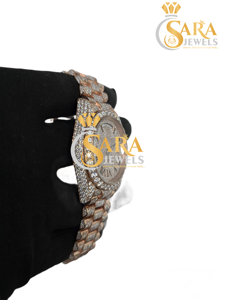 Relojes de Pulsera de Oro para Hombre de Primera Calidad, Relojes de Cuarzo Automáticos con Fecha, Aleación de 20 mm para Unisex, Disponibles al Mejor Precio - Product Image 3