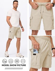 Shorts de sport à séchage rapide pour hommes Tissu doux et léger pour le fitness et l'entraînement Shorts de sport tendance pour hommes - Product Image 5