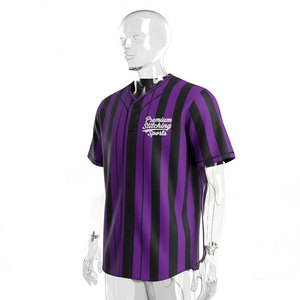 Customizable Logo Baseball Jerseys Uniform Sets Breathable Plus Size Custom Team Names Logos - Product Image 3