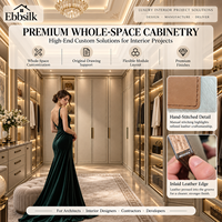 Système de dressing en cuir sur mesure avec finition haut de gamme pour projets d'aménagement intérieur résidentiel de toute la surface