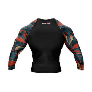 Custom Short <b>Sleeve</b> Men's MMA Rash Guard-Breathable Comfortable Custom Logo OEM Service High Quality Custom Color & Material - Product Image 2