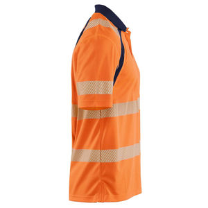 Camisetas Polo de Seguridad Personalizadas con Diseño Nuevo, Malla Impresa, Alta Visibilidad, en Amarillo, Verde y Rojo, para Hombre - Product Image 2