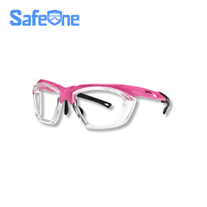 Gafas de pickleball SafeOne J140P Gen2 color rosa, cómodas, sin lentes - Product Image 1