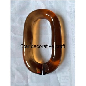 Cadena de eslabones de resina para decoración de pared, cadena de acrílico transparente con hebilla para decoración de pared y acento de jardín - Product Image 3