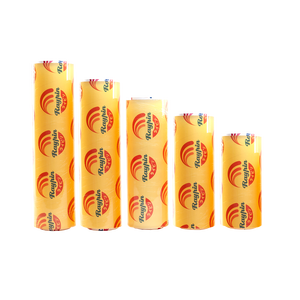 Película adhesiva de plástico PVC para envolver comida, autoadhesiva, uso manual, transparente, 50 calibres, fabricante de fábrica - Product Image 2