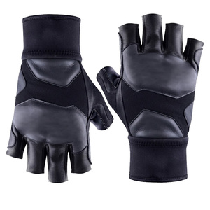 <b>Half</b> Finger Lightweight Gym Gloves PU Leather for Closure Adjustable Wrist Strap Non <b>Slip</b> Breathable Hand Grips Fitness - Product Image 4