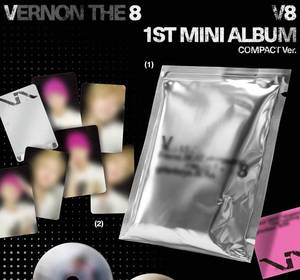 SEVENTEEN V8 1er Mini Álbum [V8] (Versión Compacta) Llavero K-Pop Música CD Papel Plástico Idioma Coreano Todas las Edades - Product Image 2
