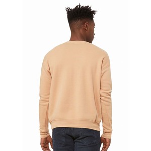 High Quality Unisex Custom Logo Puff Print Fleece <b>Sweatshirt</b> Blank Plain Crew Embroidered Embossed Printed <b>Sweatshirt</b> - Product Image 3