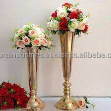 <b>Metal</b> hammered flower <b>vase</b> offered at wholesale prices with high quality and top Hammered <b>metal</b> <b>vase</b> by Azora Industries - Product Image 3