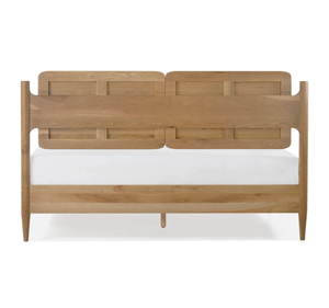 โครงเตียงไม้สักแท้สไตล์มินิมอล สแกนดิเนเวียน เฟอร์นิเจอร์ห้องนอนทันสมัย ขนาดคิงไซส์ รับประกัน 3 ปี เป็นมิตรกับสิ่งแวดล้อม - Product Image 4