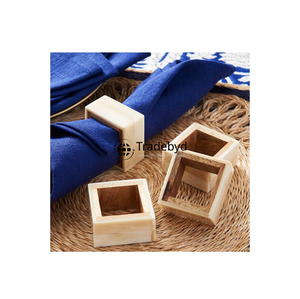 Elegante Servilletero de Hueso Hecho a Mano y Ecológico, Adorno de Lujo para Mesa, Ideal para Regalos y Eventos Comerciales - Product Image 4