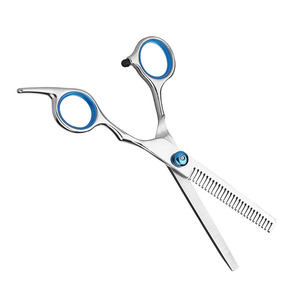 Ciseaux de coiffure professionnels en acier inoxydable légers, noirs et rouges, à pointe affûtée, pour salon de beauté, coupe et effilage des cheveux - Product Image 6