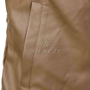 Veste d'hiver légère et respirante, design sur mesure, nouveau style, veste en cuir tendance pour hommes - Product Image 4