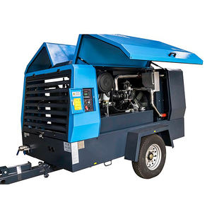 Compresseur d'air industriel diesel, compresseur portable haute performance pour la construction routière et les travaux en carrière - Product Image 3