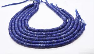 AAA Natural Lapis Lazuli Faceted <b>Washer</b> Shape <b>Beads</b> Lapis Lazuli <b>Beads</b> 14 Inch Faceted Lapis Tyre <b>Beads</b> Wholesale Gemstone <b>Beads</b> - Product Image 2