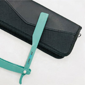 มีดโกนหนวดแบบใบมีดเดี่ยว สแตนเลสสตีล สีสันตามสั่ง สำหรับช่างตัดผม ดีไซน์คลาสสิก ใช้ได้กับการโกนหนวด โกนขนตามร่างกาย และโกนขนบริเวณบิกินี่อย่างยั่งยืน - Product Image 3