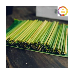 Organic <b>Drinking</b> <b>Straws</b> | Natural Grass Material | Compostable <b>Plastic</b> Alternative | Wholesale For F&B Restaurants - Product Image 1