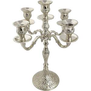 Candelabro de aluminio de alta calidad, chapado en oro, de 5 brazos, para decoración del hogar y hoteles, personalizable, con el mejor acabado en oro. - Product Image 6