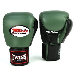 Guantes de Boxeo de Cuero Rojos y Blancos Twins, Transpirables, con Flujo de Aire, Equipo de Entrenamiento, Guantes de Sparring Personalizados con Logotipo OEM, Muay Thai de Alta Calidad - Product Image 3