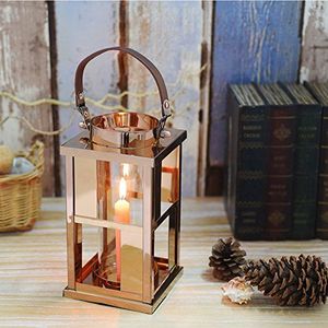 Vintage Style Metal Hurricane <b>Lantern</b> Set Decorative <b>Candle</b> Holders For Indoor Outdoor Farmhouse Decoration Wholesale - Product Image 4