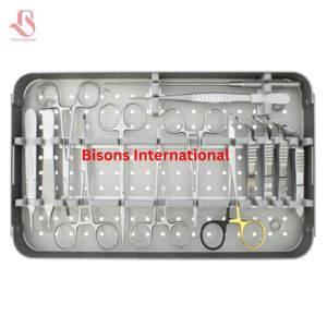 ชุดอุปกรณ์ผ่าตัดทำหมันแมว BISONS สำหรับสัตวแพทย์ ทำจากเหล็กกล้าไร้สนิม ใช้ซ้ำได้ พร้อมกล่องเก็บ - Product Image 2