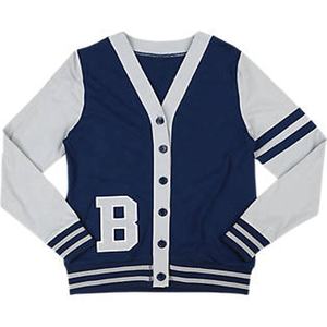 Logos brodés B2B sur des pulls à col en V de haute qualité pour les sororités/fraternités/écoles/collèges/universités, logos sur des cardigans - Product Image 1