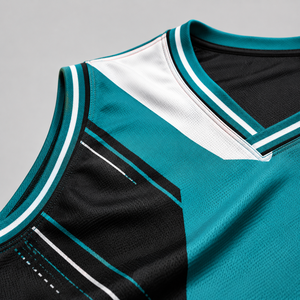 Maillot de basket-ball personnalisé, ensemble uniforme de basket-ball, maillot et short sublimés pour les équipes de jeunes - Product Image 6