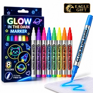 Marcadores de Pintura Acrílica Fluorescente de Neón con Logotipos Personalizados, Rotuladores Permanentes para Manualidades, para Pintar Vidrio, Madera y Telas - Product Image 1