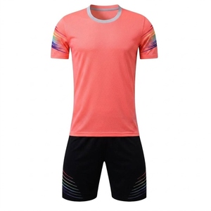 Venta Directa de Fábrica, Uniformes de Fútbol Transpirables para Hombre y Mujer, Logotipo Frontal Personalizado, Servicio OEM para Equipos, 100% Poliéster - Product Image 6