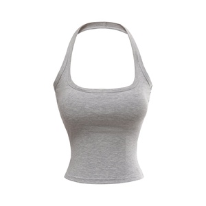 Camiseta Deportiva Ligera de Spandex/Nylon, Ajustada, de Secado Rápido, para Mujer, para Correr, Fitness y Uso Casual - Product Image 3