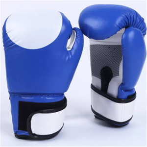 Gants de boxe Webson en cuir PU blancs avec impression dorée, respirants, imperméables, légers, à doigts complets, coupe-vent, avec lacets au poignet pour adultes - Product Image 6
