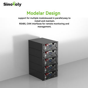 5.12kWh 51.2V 100AhディープサイクルLiFePO4バッテリーLCDディスプレイAPPモニタリングとクラウドデータ通信ESS用 - Product Image 4