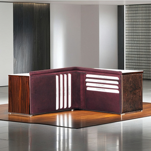 Portefeuille long en cuir pleine fleur marron personnalisé pour homme – Tendance, luxe et design unique pour les voyages masculins - Product Image 4