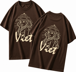 T-shirt pour homme en coton 300 GSM, impression personnalisée, col roulé uni, manches courtes, coupe classique, respirant, jersey écologique - Product Image 2