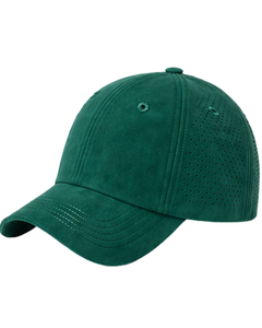 Casquette de baseball sportive vert émeraude respirante avec sangle réglable, légère, séchage rapide, pour course en extérieur, gym, usage décontracté, qualité supérieure - Product Image 1