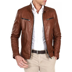 Chaqueta de Cuero para Hombre de Buena Calidad, Totalmente Personalizable, de Alta Gama, Antiarrugas, con Calidad Premium - Product Image 4