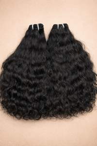 Extensiones de Cabello Humano Ondulado y Liso Natural de la India, Ligeras, Ecológicas, en Paquete a Granel - Product Image 2