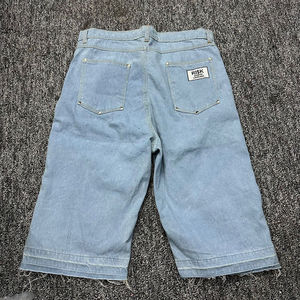 Men's Trendy Casual Five-<b>Point</b> Denim Shorts New Summer Distressed Jean Shorts Washed Shorts - Product Image 3
