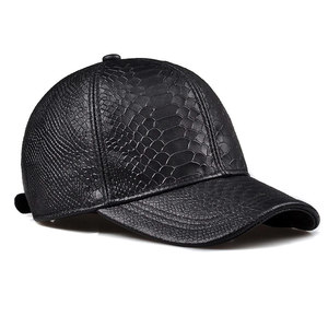 Gorra de Béisbol de Cuero Personalizada Transpirable con Grabado, Diseño Clásico, Gorra de Béisbol de Cuero Genuino de Alta Calidad en Oferta - Product Image 4