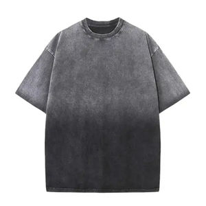 Camisetas de Hombre con Diseño Clásico Único Sun Fade, Estampado Digital, Manga Corta, Estilo Oversize, Lavado Ácido - Product Image 6