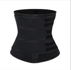 Faja Reductora de Neopreno con Doble Cinturón y Logotipo Personalizado para Mujer, Corsé con Varillas de Acero, Entrenador de Cintura y Cinturón Quema Grasa - Product Image 4