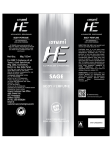Spray Corporal Perfumado HE Active Sage 120 ml Comprar Directamente del Fabricante - Product Image 6