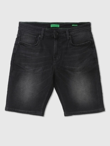 Shorts en denim pour homme en coton polyester, de haute qualité, respirants, décontractés, pour l'été, logo personnalisé - Product Image 2