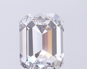 Très bon diamant polonais non monté scintillant de 0,98 carat, taille émeraude, couleur F, clarté VS2, pour la création de bijoux fins sur mesure - Product Image 2