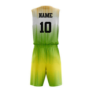 Conjunto de Uniformes de Baloncesto Unisex de Poliéster 100% con Apliques Reversibles, Transpirables, de Secado Rápido y Diseño Personalizado - Product Image 2