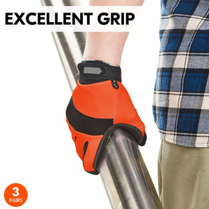 ถุงมือหนังสังเคราะห์คุณภาพพรีเมียม Amara ป้องกันการลื่น ทนความร้อน ทนทาน เหมาะสำหรับกิจกรรมกลางแจ้งและงานทั่วไป - Product Image 3