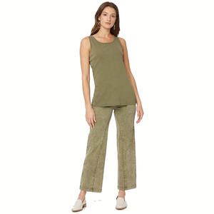 Débardeur côtelé en coton uni pour femme, idéal pour le sport et les loisirs, vêtement de sport sans manches sexy pour l'été - Product Image 6